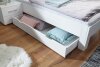 Under Bed Storage Drawer | Beech - White Lacquered